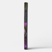 抽象芸術カラフルバイオレットパープルカーキフラクタルアート Case-Mate iPhoneケース (裏面 / 左)