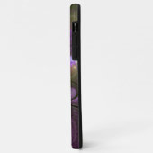 抽象芸術カラフルバイオレットパープルカーキフラクタルアート Case-Mate iPhoneケース (裏面/左)