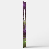 抽象芸術カラフルバイオレットパープルカーキフラクタルアート Case-Mate iPhoneケース (裏面 / 左)