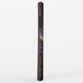 抽象芸術カラフルバイオレットパープルカーキフラクタルアート Case-Mate iPhoneケース (裏面/右)