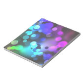 抽象芸術カラフルバブル ノートパッド (回転)