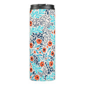 抽象芸術カラフルバラ:ヴィンテージフローラ タンブラー (裏面)