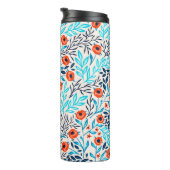 抽象芸術カラフルバラ:ヴィンテージフローラ タンブラー (回転右)