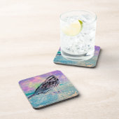 抽象芸術カラフルバードアート：ソング鮮やかバード コースター (右側)