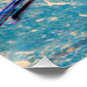 抽象芸術カラフルバードアート：ソング鮮やかバード ポスター (コーナー)