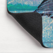 抽象芸術カラフルバードアート:ソング鮮やかバード マウスパッド (コーナー)