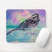 抽象芸術カラフルバードアート:ソング鮮やかバード マウスパッド (マウス)