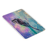 抽象芸術カラフルバードアート：ソング鮮やかバード マグネット (右側)