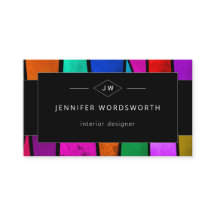 抽象芸術カラフルパープルブルーピンクブラックQRコード