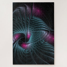 抽象芸術カラフルファンタジーフラクタル ジグソーパズル