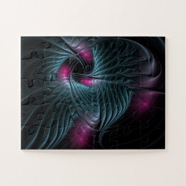 抽象芸術カラフルファンタジーフラクタル ジグソーパズル