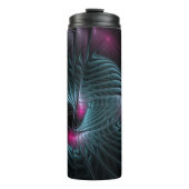 抽象芸術カラフルファンタジーフラクタル タンブラー (正面)