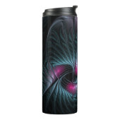 抽象芸術カラフルファンタジーフラクタル タンブラー (回転左)