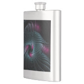 抽象芸術カラフルファンタジーフラクタル フラスク (左)