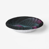抽象芸術カラフルファンタジーフラクタル ペーパーボウル (傾斜あり)