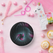 抽象芸術カラフルファンタジーフラクタル ペーパーボウル (パーティー)