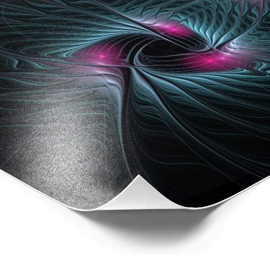 抽象芸術カラフルファンタジーフラクタル・ポスター フォトプリント (角)