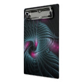 抽象芸術カラフルファンタジーフラクタル ミニクリップボード (アングル2)