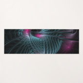 抽象芸術カラフルファンタジーフラクタル ヨガマット (正面(横))