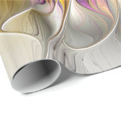 抽象芸術カラフルファンタジーフラモダンクタル ラッピングペーパー (ロールコーナー)