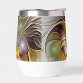 抽象芸術カラフルファンタジーフラワーモダンフラクタル (左面)