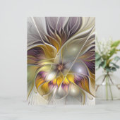 抽象芸術カラフルファンタジーフラワーモダンフラクタル (スタンド正面)