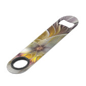 抽象芸術カラフルファンタジーフラワーモダンフラクタル スピード栓抜き (裏面アングル)