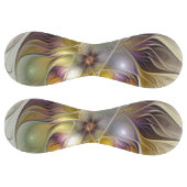 抽象芸術カラフルファンタジーフラワーモダンフラクタル ソフトボール (パネル)