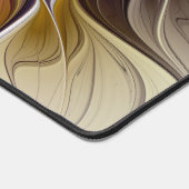 抽象芸術カラフルファンタジーフラワーモダンフラクタル デスクマット (コーナー)