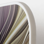 抽象芸術カラフルファンタジーフラワーモダンフラクタル ピックルボールラケット (左詳細)