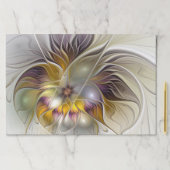 抽象芸術カラフルファンタジーフラワーモダンフラクタル ペーパーパッド (インサイチュ)