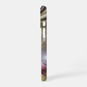 抽象芸術カラフルファンタジーフラワーモダンフラクタル iPhone 16ケース (左側面)