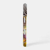 抽象芸術カラフルファンタジーフラワーモダンフラクタル iPhone 16ケース (右側面)