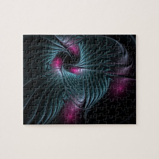 抽象芸術カラフルファンタジー ジグソーパズル (横)