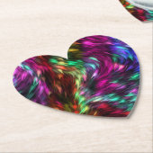 抽象芸術カラフルファー角柱状バックグラウンド–24605 ペーパーコースター (アングル)