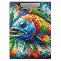 抽象芸術カラフルフィッシュウォールデコーアアート