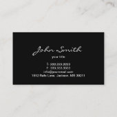 抽象芸術カラフルフラクタルパターン名刺 名刺 (裏面)