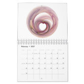 抽象芸術カラフルフラクタルArtCollection カレンダー (2月 2027)