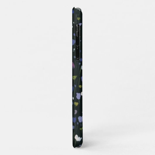 抽象芸術カラフルフローラアートあなたの名前モノグラム Case-Mate iPhoneケース (裏面/左)