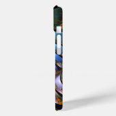 抽象芸術カラフルフローラ螺旋ハーモニウム Case-Mate iPhoneケース (裏面 / 左)