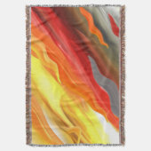 抽象芸術カラフルブランケット スローブランケット (正面縦)
