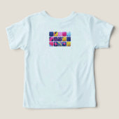 抽象芸術カラフルブロックパターン (デザイン裏面)