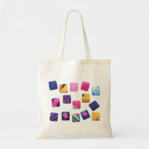 抽象芸術カラフルブロックパターン