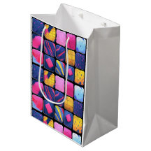 抽象芸術カラフルブロックパターン