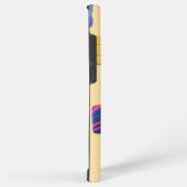 抽象芸術カラフルブロックパターン SAMSUNG GALAXYケース (右側面)