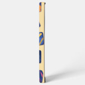 抽象芸術カラフルブロックパターン SAMSUNG GALAXYケース (左側面)