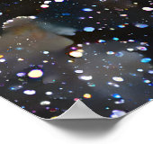 抽象芸術カラフルペン ポスター (角)