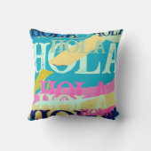 抽象芸術カラフルホラ クッション (裏面)