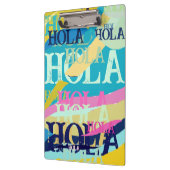 抽象芸術カラフルホラ クリップボード (左)