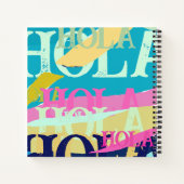 抽象芸術カラフルホラ ノートブック (裏面)
